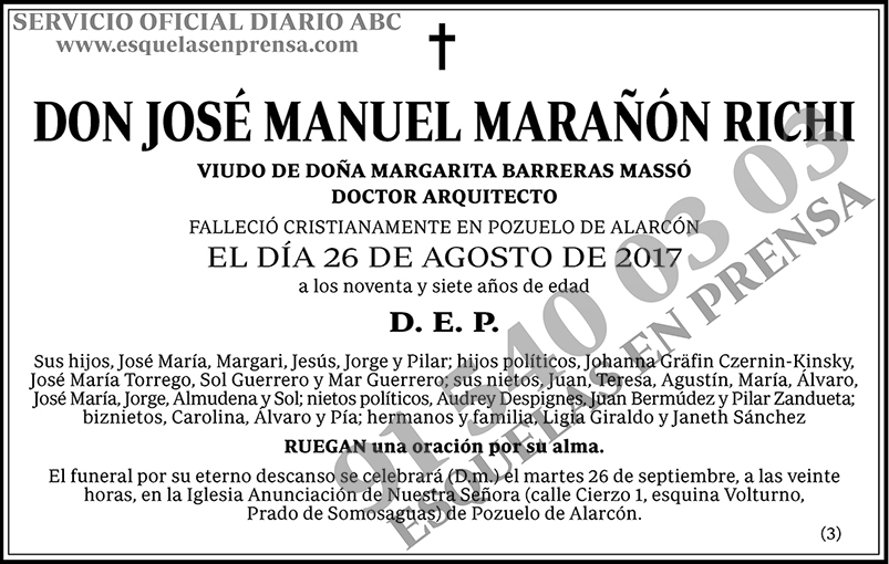 José Manuel Marañón Richi